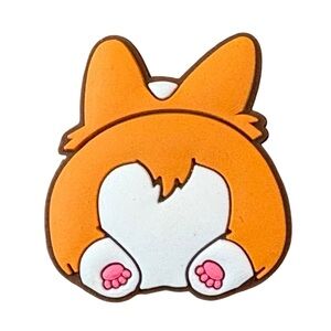 Corgi Butt Croc Charm
